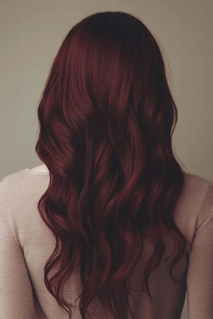 Wavy Burgundy Long Locks