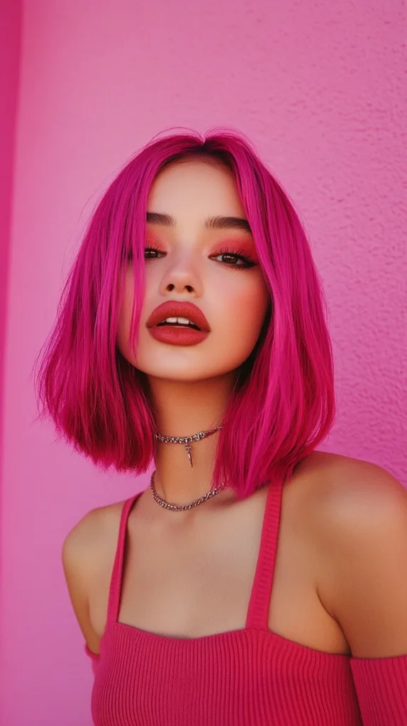 Vibrant Fuchsia Lob