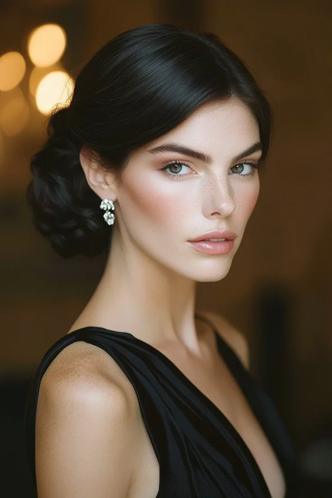 Elegant Low Side Chignon