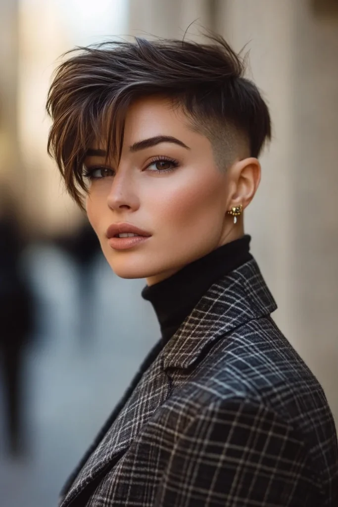 Elegant Undercut for an Edgy Twist