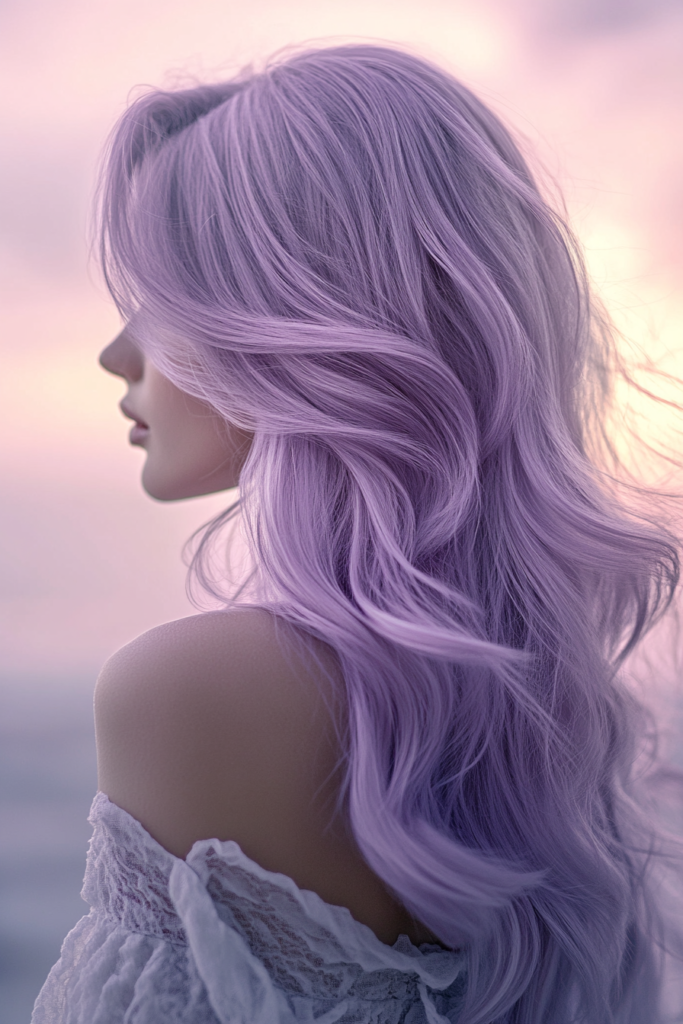 Dusty Lavender for a Unique Twist