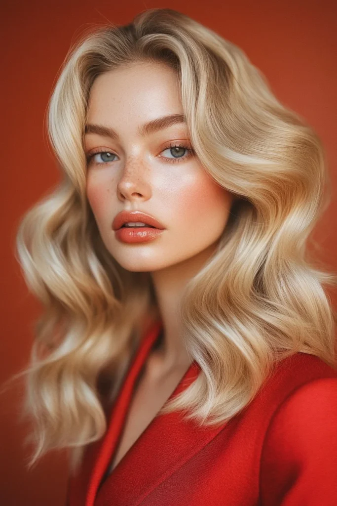 Sandy Blonde Vintage Waves