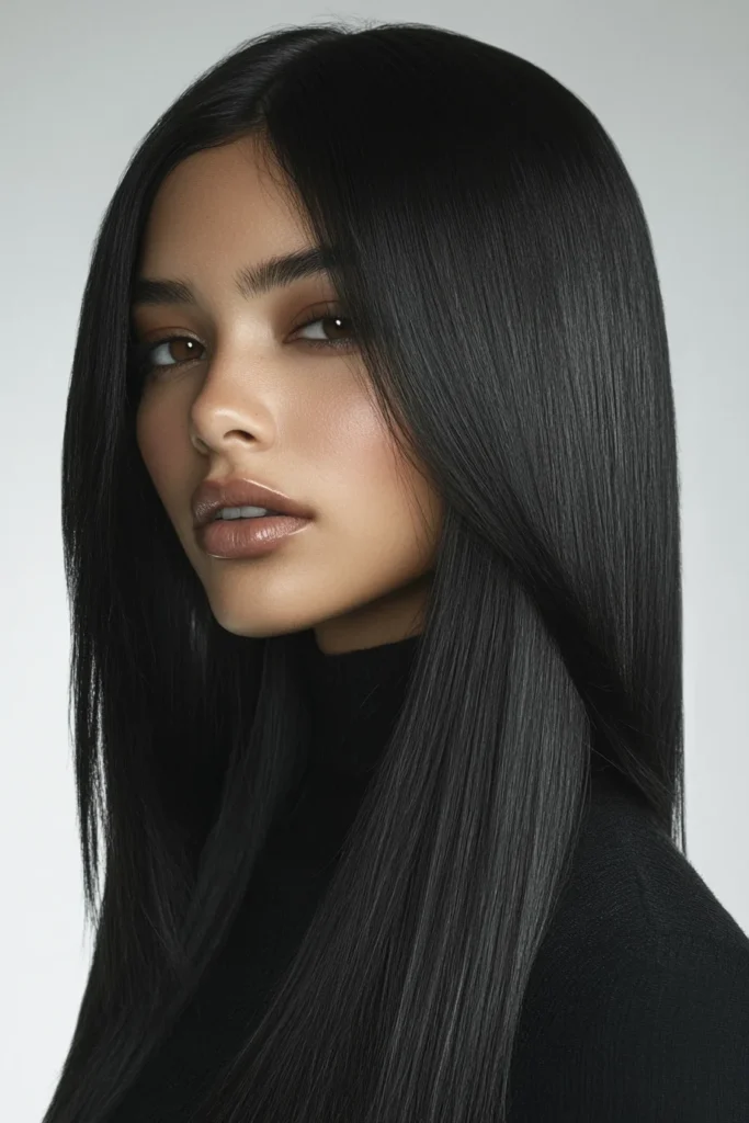 Sleek Straight Hair