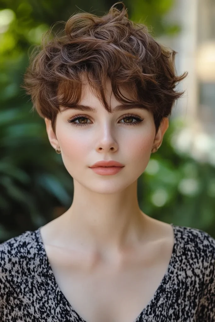 Short Pixie with Defined Waves