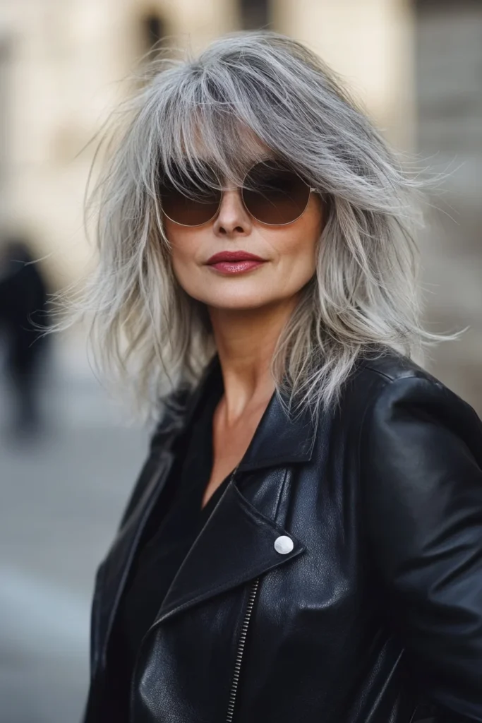 Rock Chic Bangs for an Edgy Look