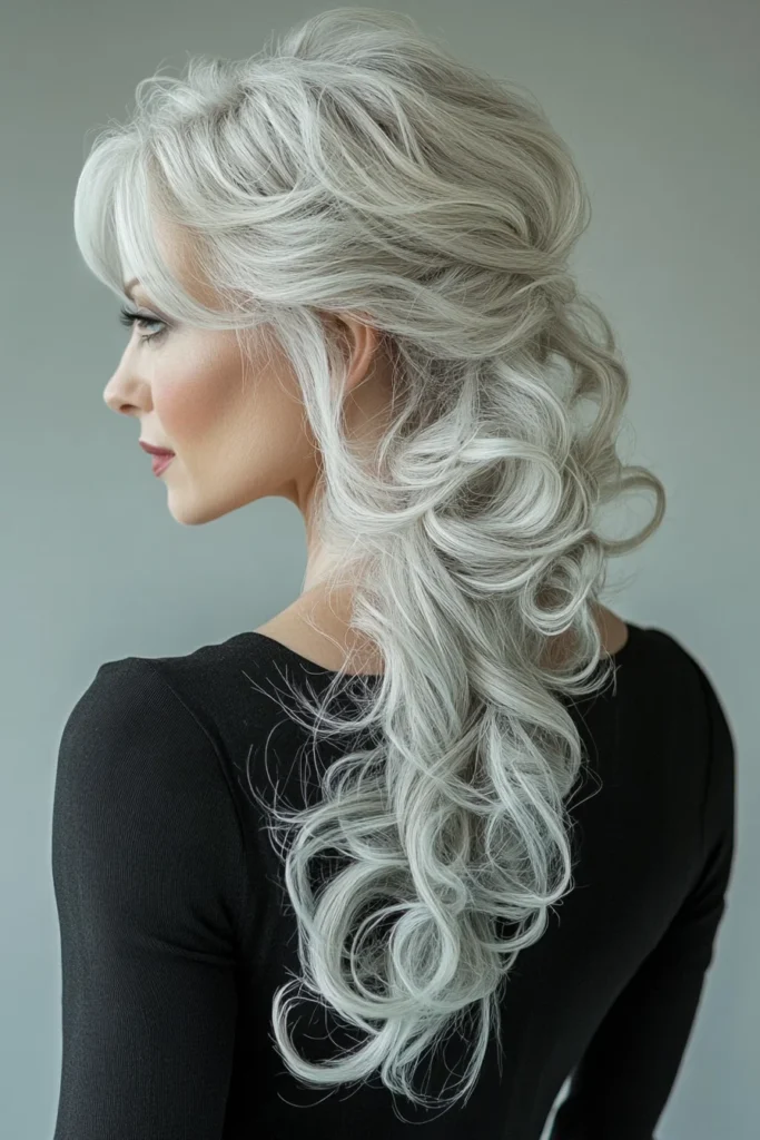 Sleek Curly Ponytail