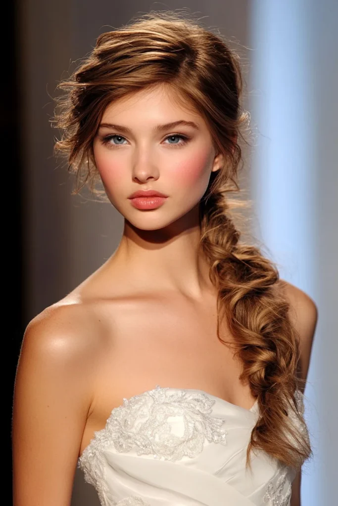 Dramatic Side Braid for Bold Impact