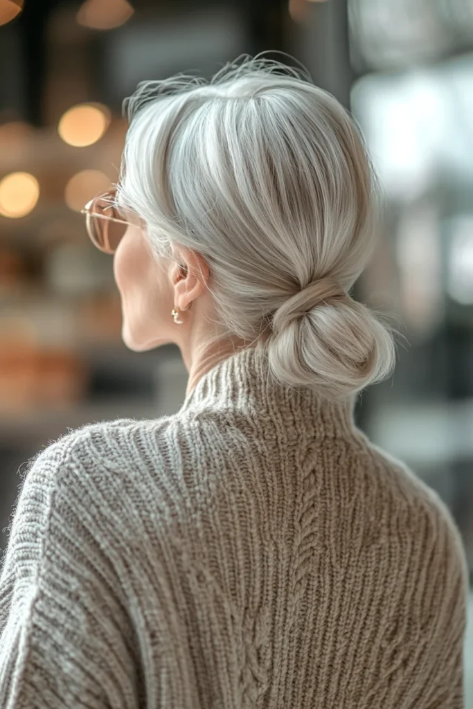 Feminine Low Buns for Everyday Wear