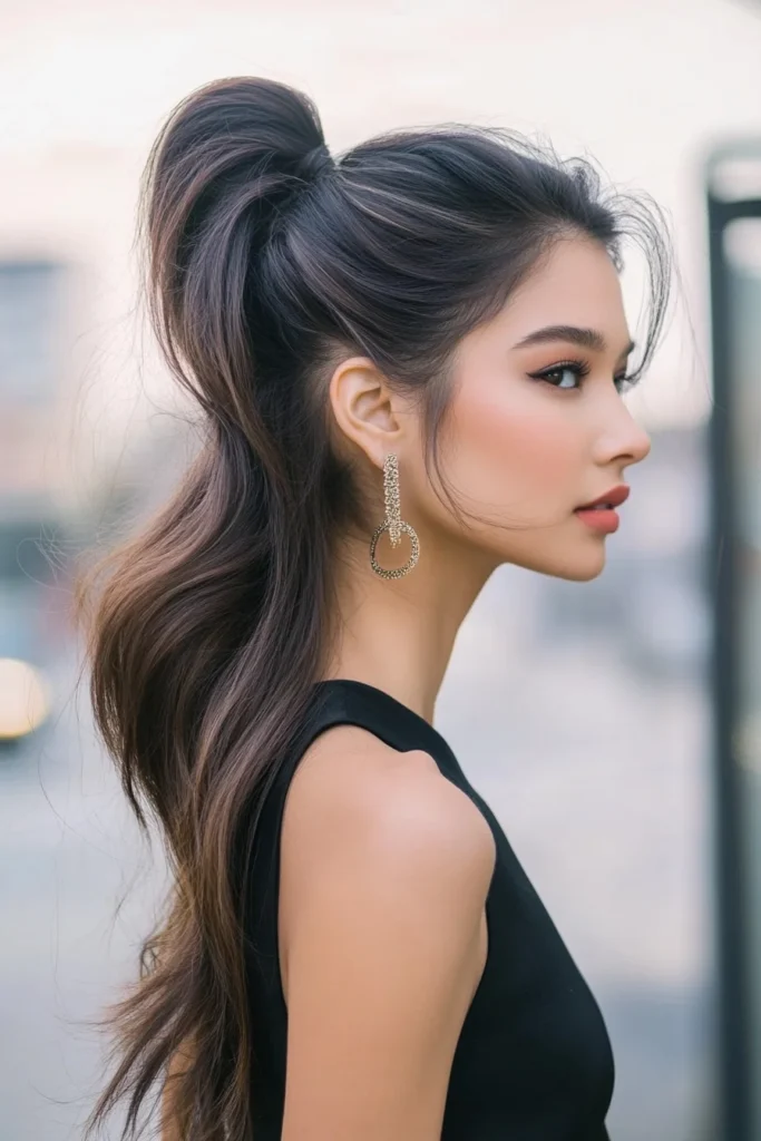 Puffed Ponytail