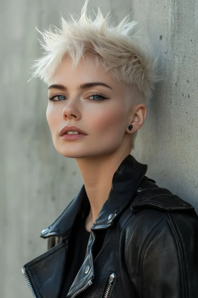 Punk-Inspired Pixie for a Fearless Style