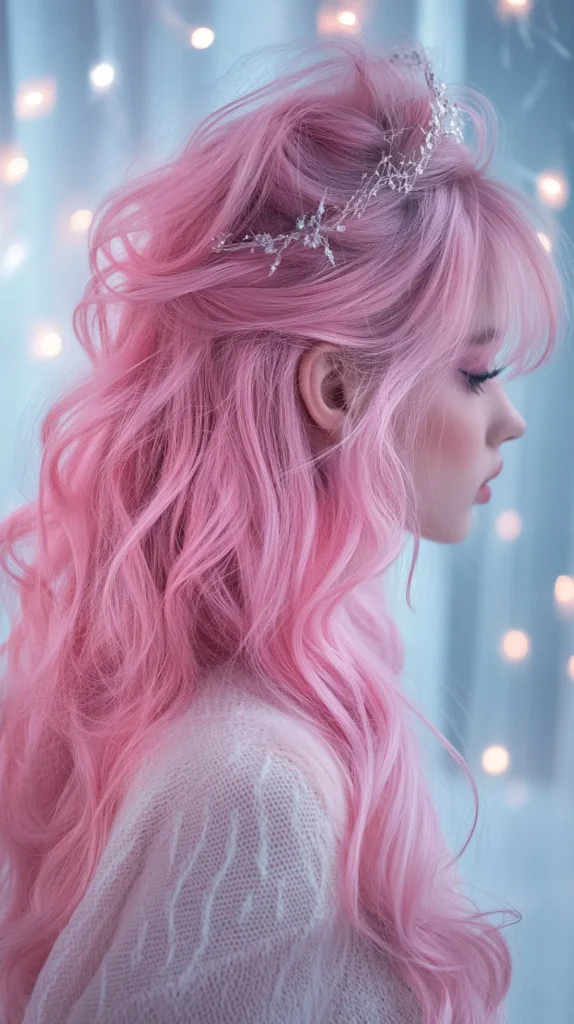 Whimsical Pink Fairy Hair