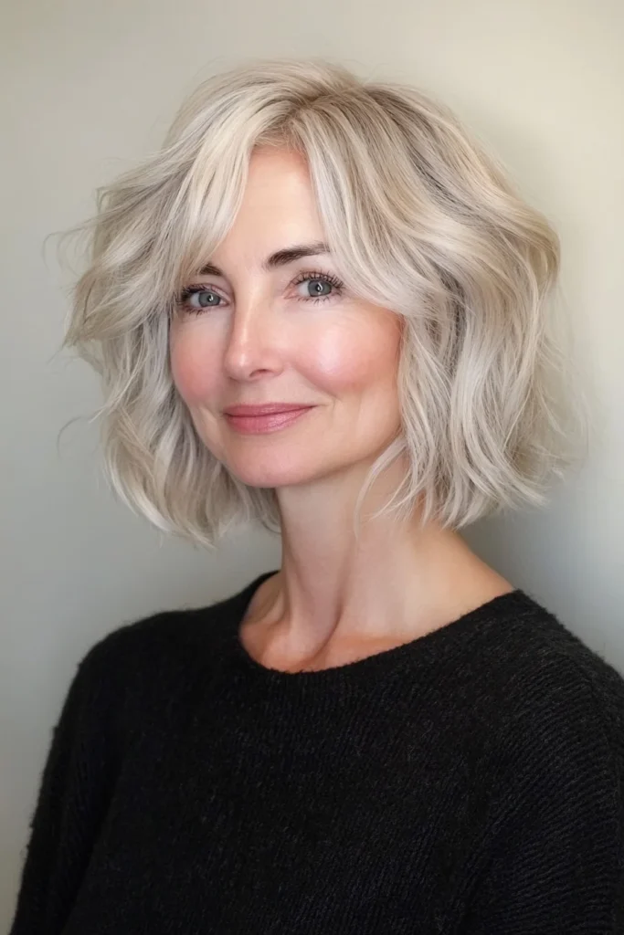 Layered Bob for Added Volume