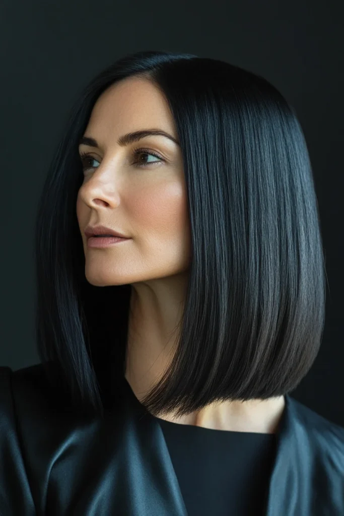 Sleek Long Bob (Lob) for Versatility