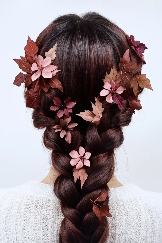 Mahogany Braided Crown