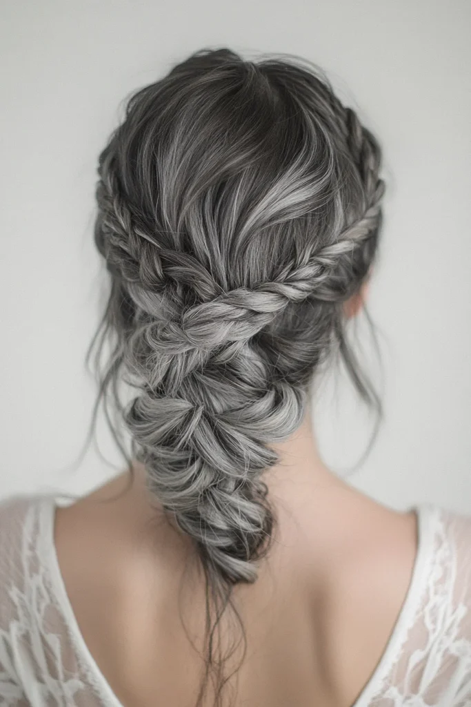 Rustic Braided Updo