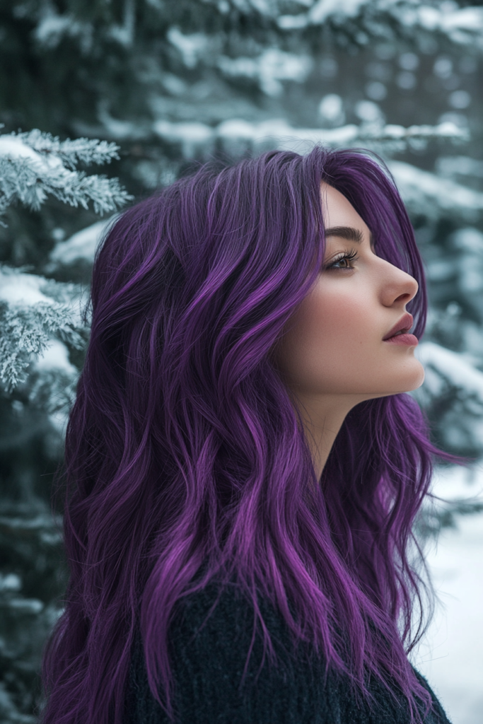 Violet Plum for a Mysterious Vibe