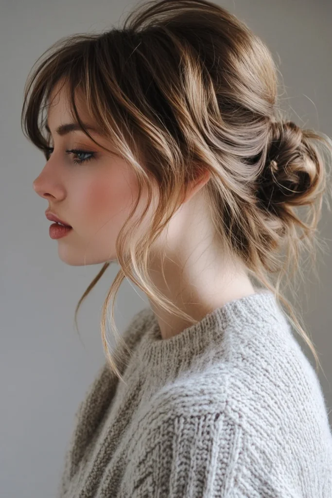 Messy Side Bun