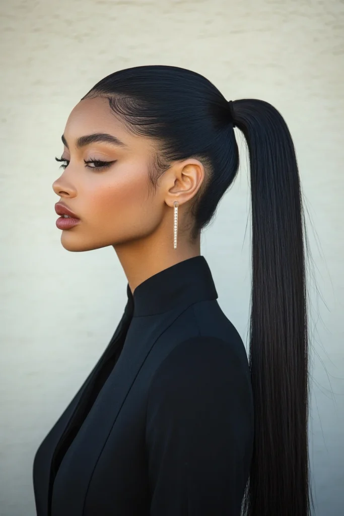 Sleek High Ponytail