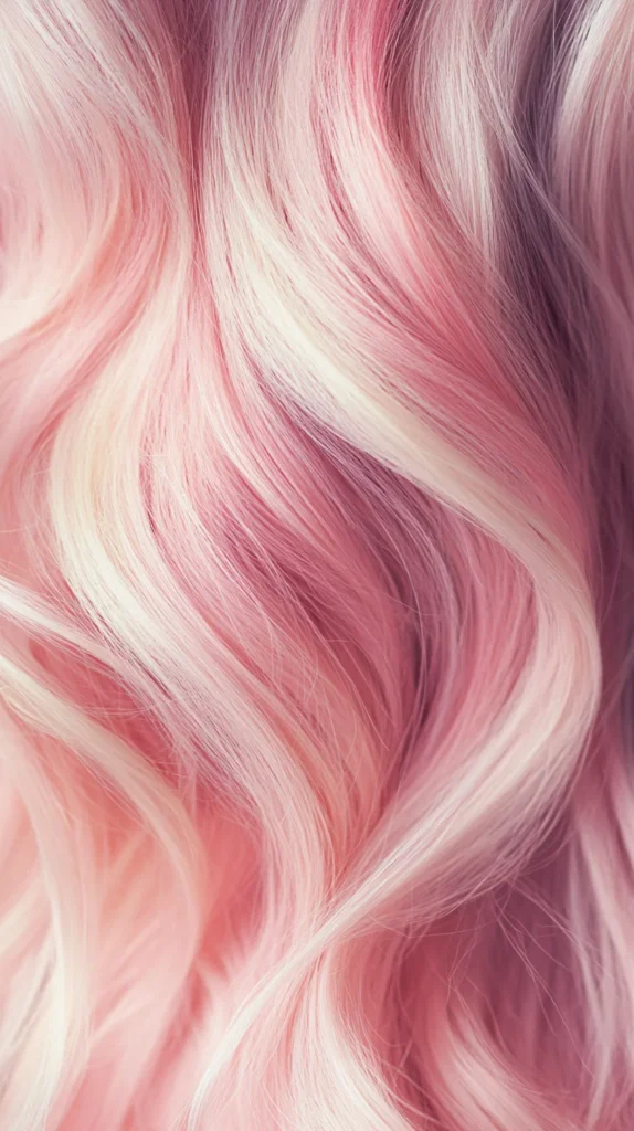 Pastel Pink Balayage