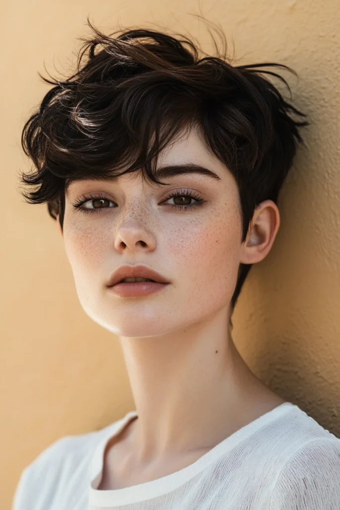 Textured Pixie with Soft Waves