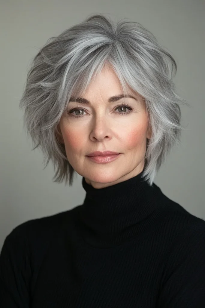 Short Shag with Highlights