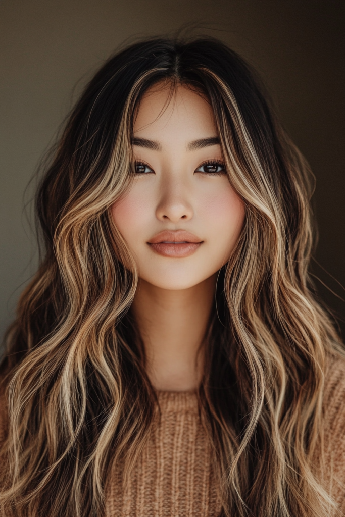 Warm Caramel Balayage