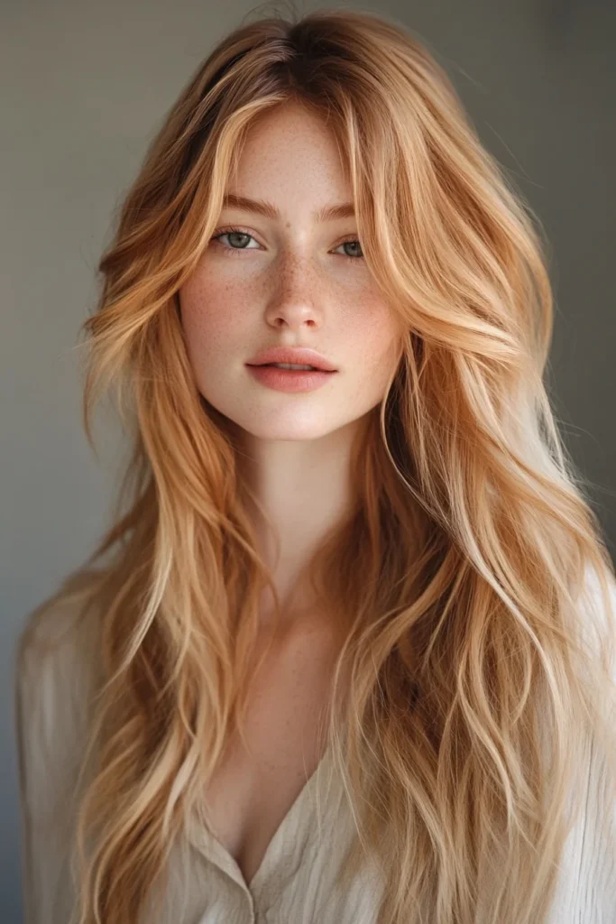 Warm Strawberry Blonde Mix