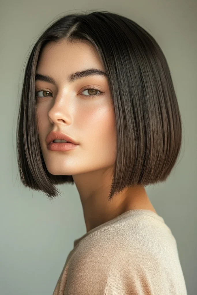 Classic Straight Bob Cut