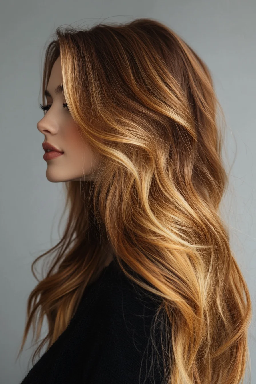 Golden Brown Balayage