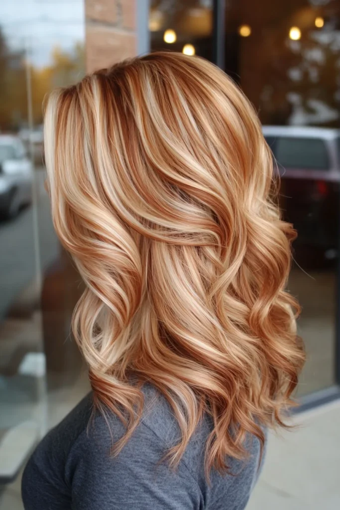 Copper Infusion on Light Blonde Base