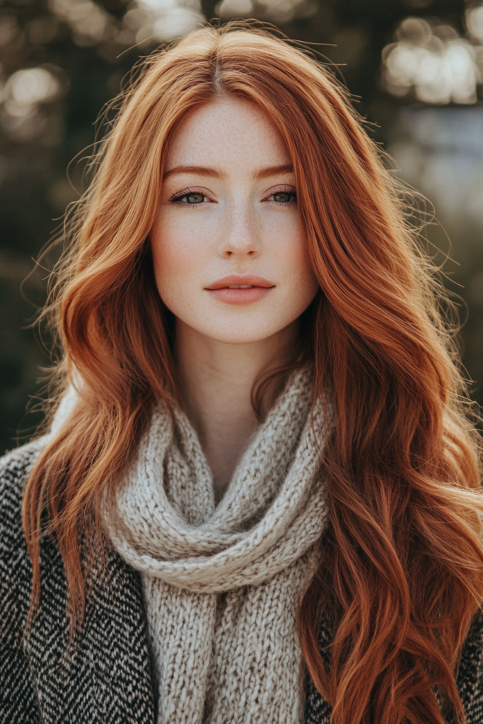 Warm Ginger with Subtle Highlights