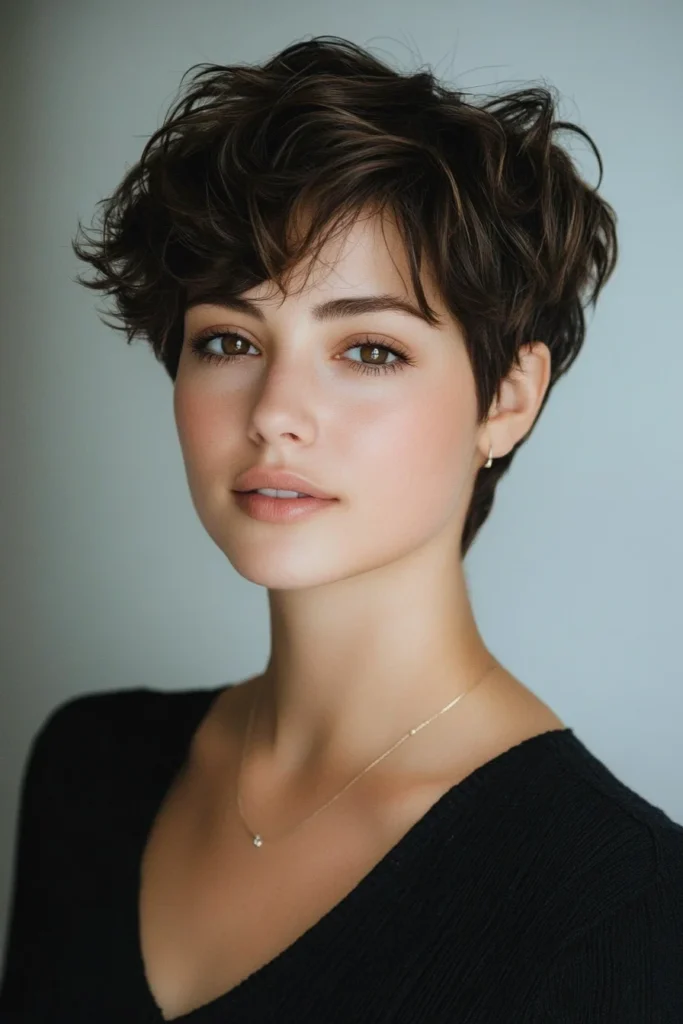 Pixie Cut with Feathered Ends