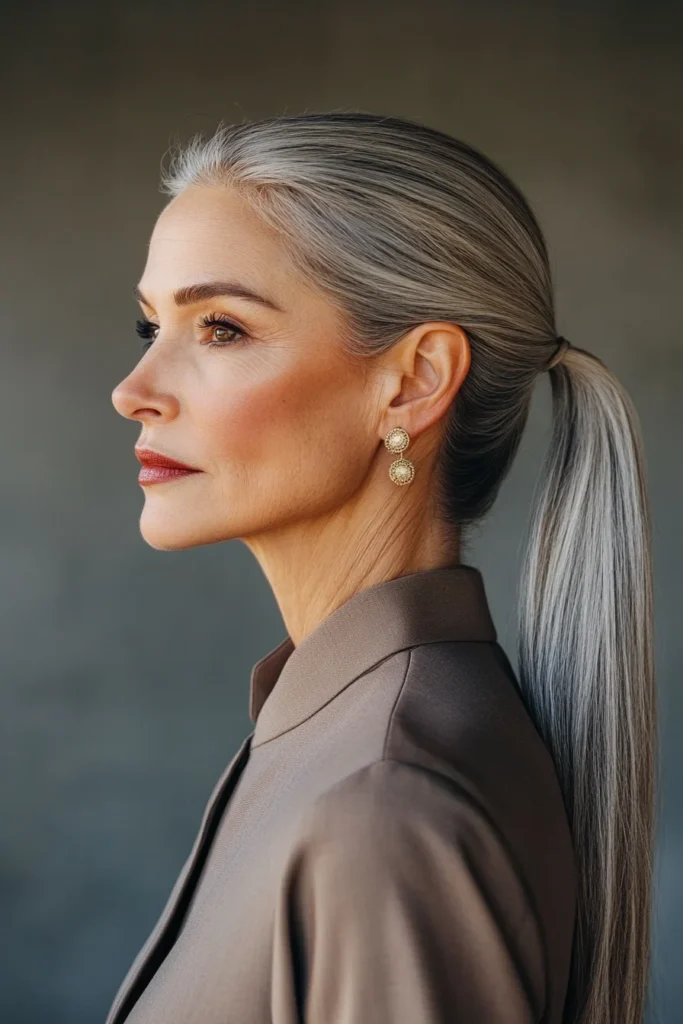 Sleek Ponytail for Modern Elegance