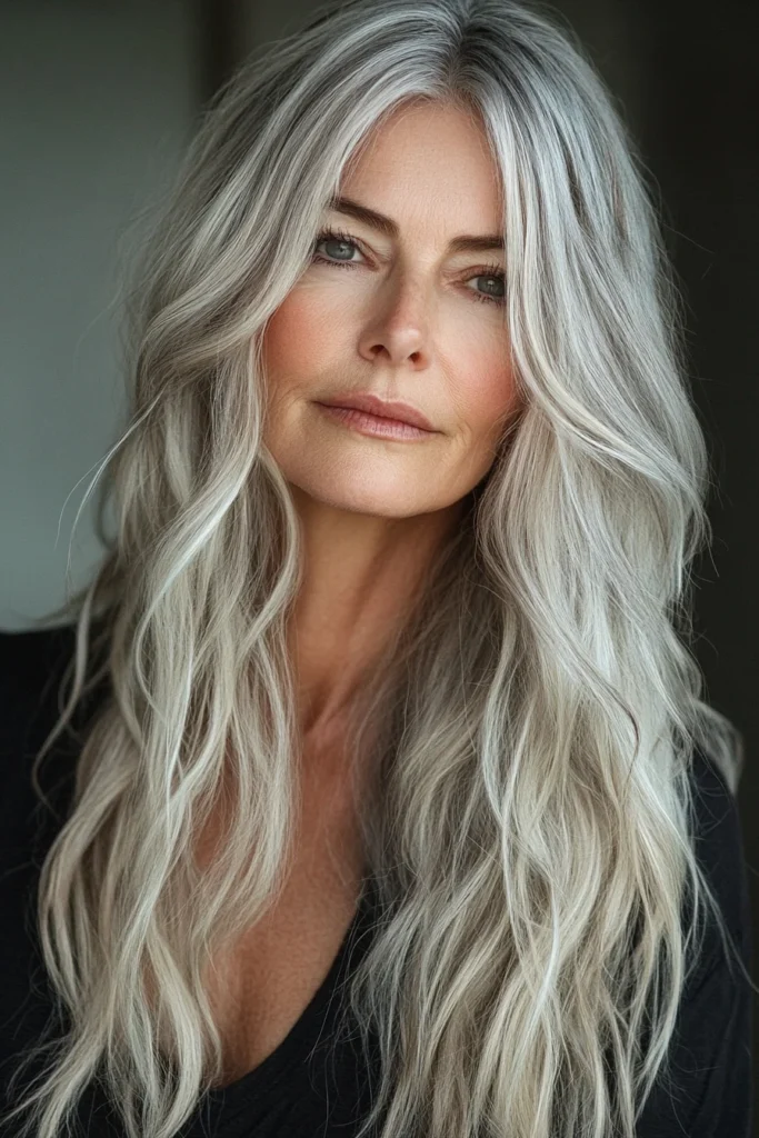 Silver and Gray Balayage