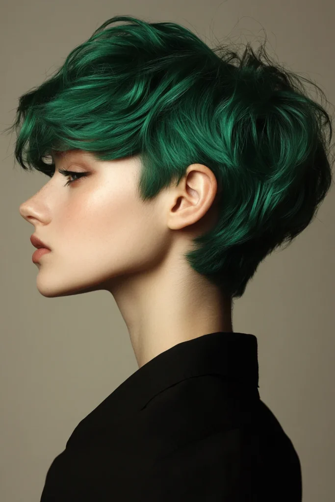 Deep Emerald Green Pixie