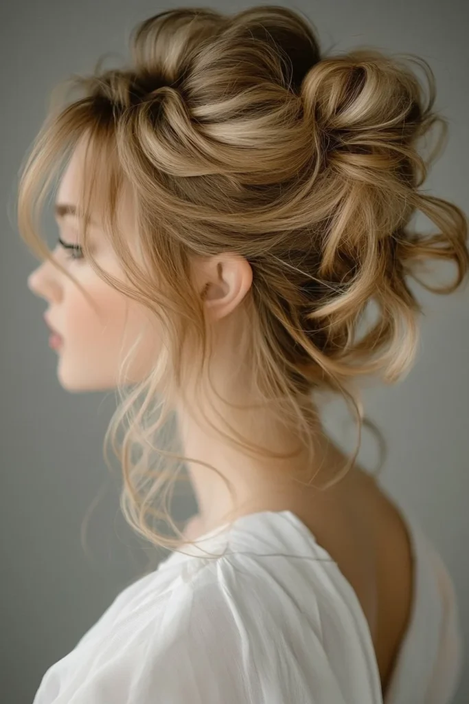 Carefree Messy Ponytail Bun