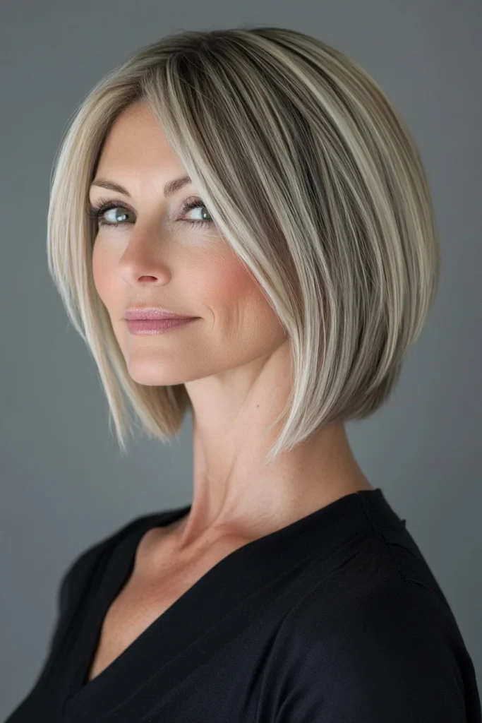 Classic A-Line Bob with Soft Texture