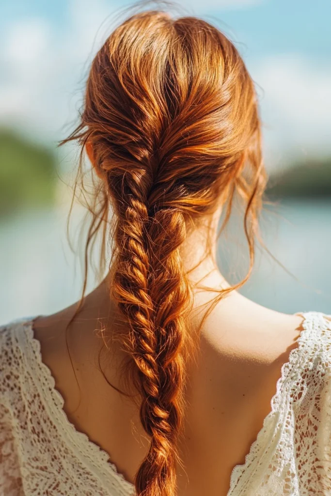 Fishtail Braid for a Unique Look