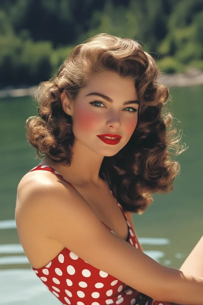 Retro Pin-Up Curls for a Vintage Twist