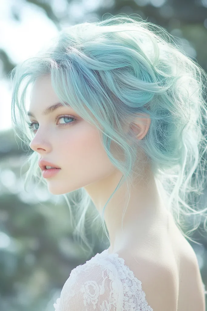 Ocean Blue and Pale Mint