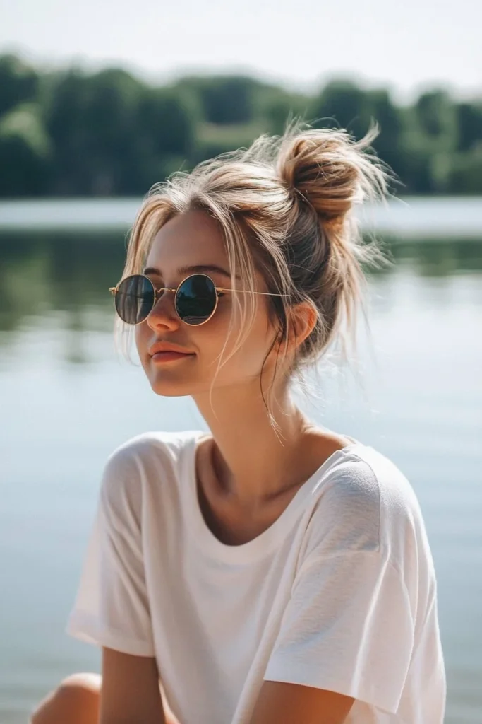 Classic Top Knot for Chic Vibes