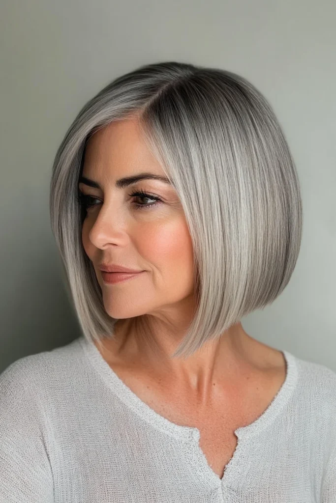 Chic Bob with Subtle Layers