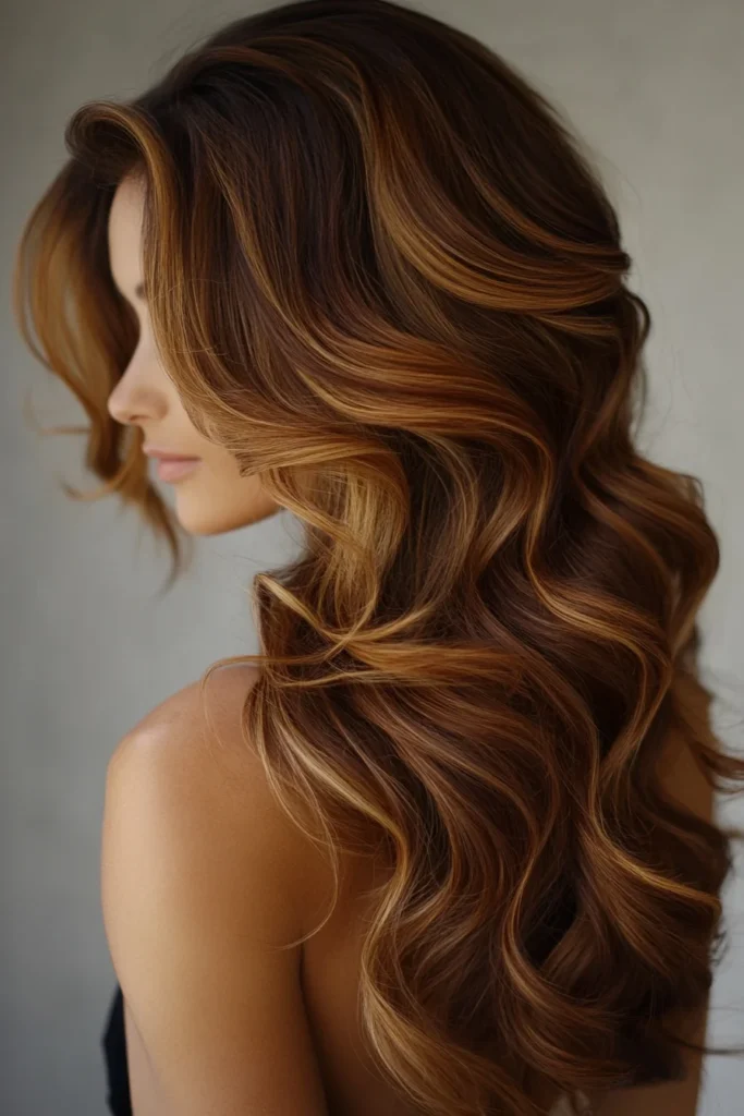 Warm Caramel Balayage