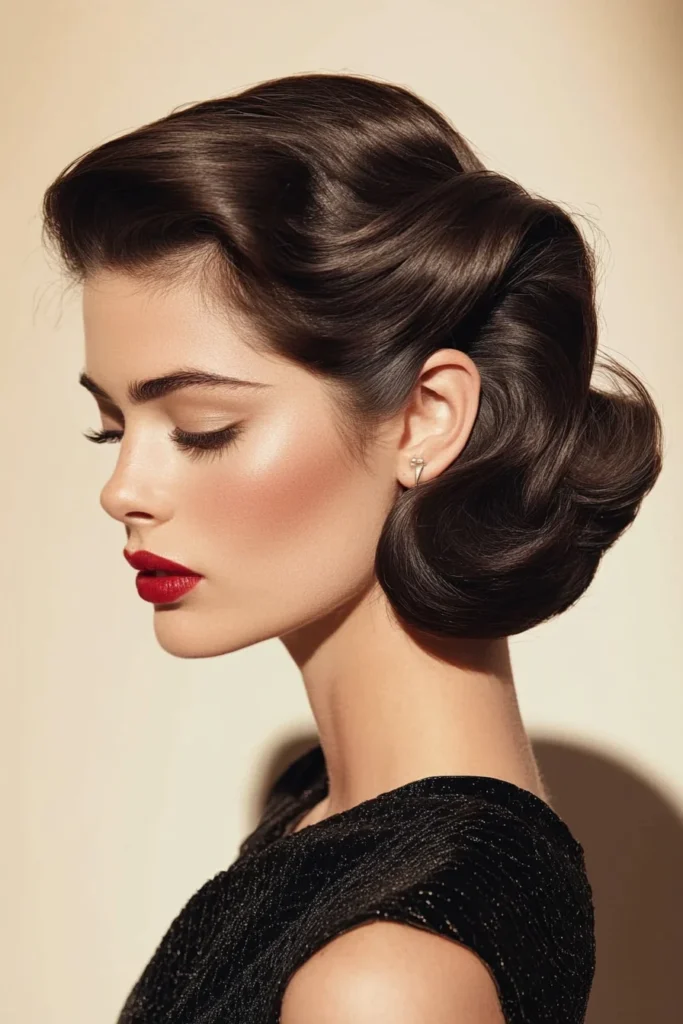 Sleek Side Part for a Timeless Appeal