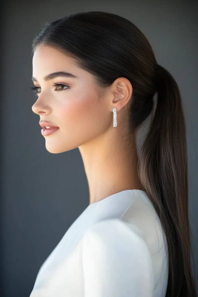 Polished Sleek Ponytail with Volume