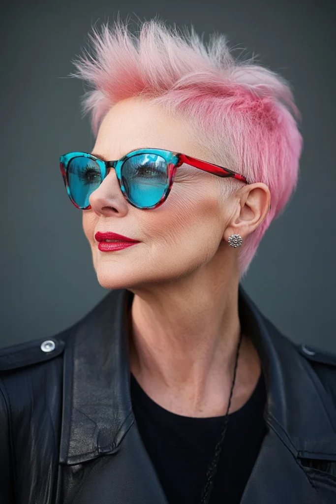 Pixie with Bold Colors and Texture