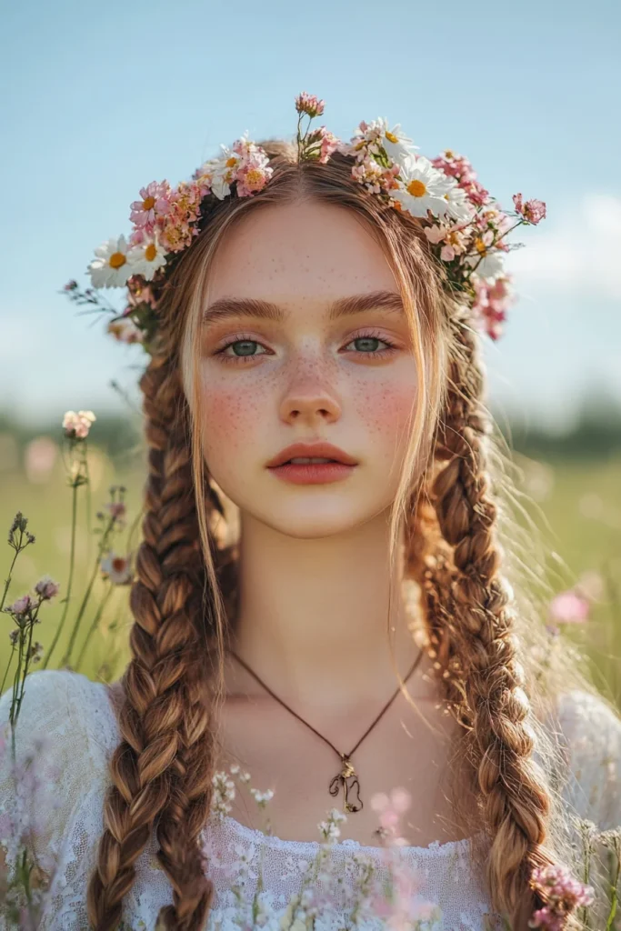 Braided Crown for a Fairy Tale Look