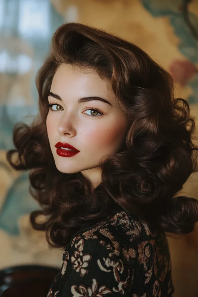 Vintage-Inspired Curls