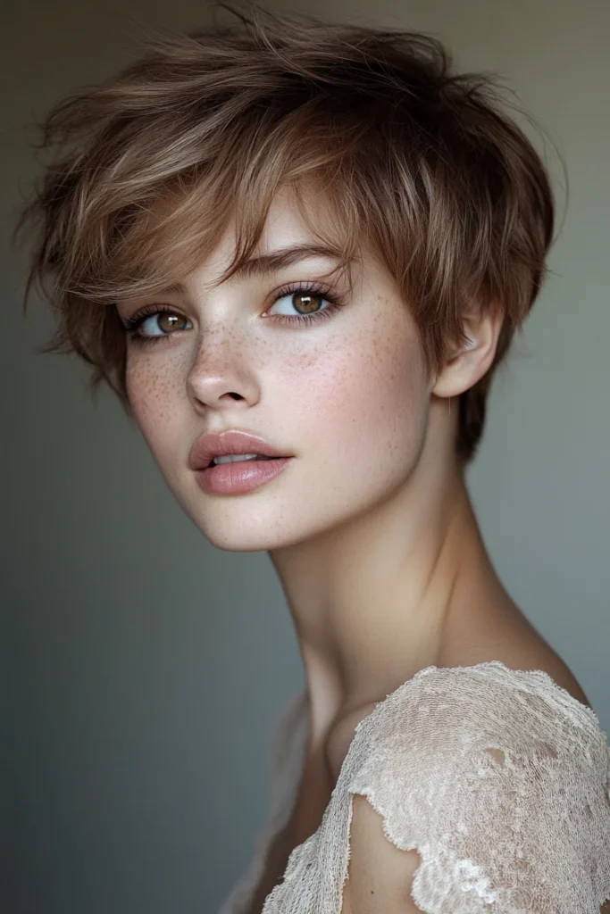 Soft Pixie Cut for a Playful Style