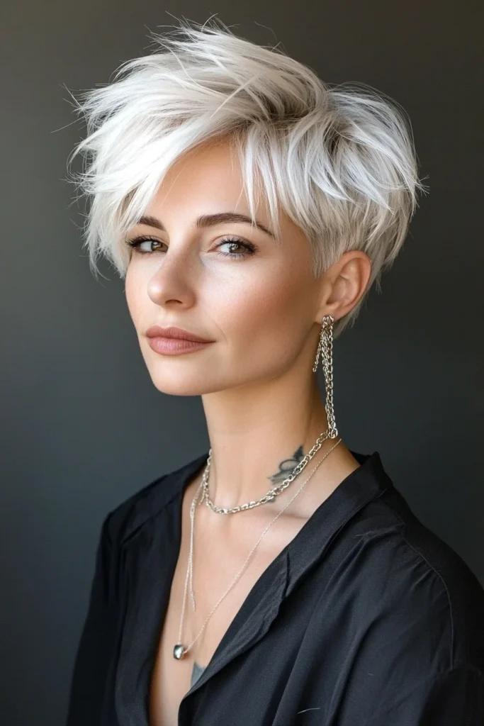 Pixie Cut with Textured Layers